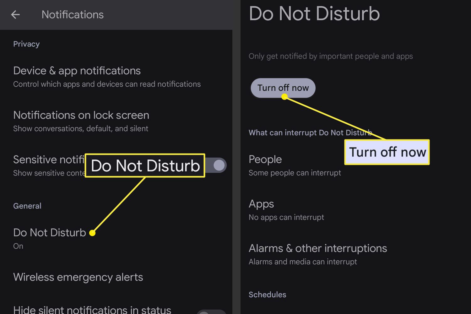 android do not disturb