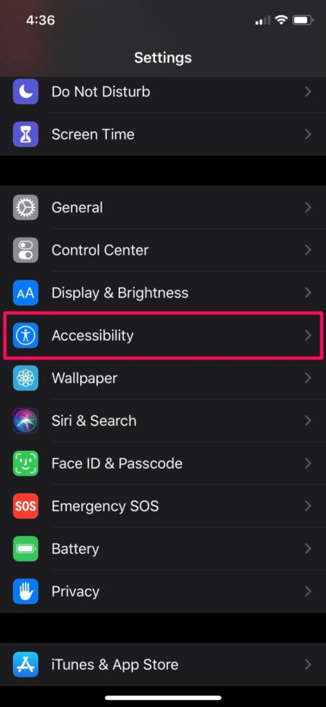 فعالسازی فلش اعلان در گوشی اپل